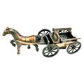 Horse and Flat Buggy Die Cast Metal Collectible...