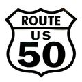 Route 50 Road Sign Fridge Magnet