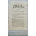 1825 Act of Parliament: salaries Treasurers & P...