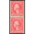 487, Mint NH FVF Coil Line Pair From Freshly Br...