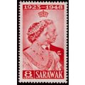 Sarawak KGVI 1948 Royal Silver Wedding 8c Mount...