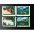 Gabon 2000 Mi. 1500 - 1503 Sites touristiques V...