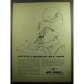 1960 Air-India Airlines Ad - How to be a Maharajah for 6 1/2 hours