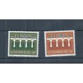 Luxembourg stamps. 1984 Europa MNH SG 1131 & 11...