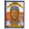 1986 Donruss baseball card 7 Cecil Cooper Diamo...