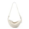Genuine Leather Women Shoulder Crossbody Bag White