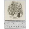 1860s engraving - Playing at Bucklers - Maids d...