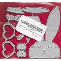 Rabbit Die Set. App 10x9cm. Ref:038. Die Cuttin...