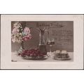 Birthday Wishes, 1909 - Aristophot RP Postcard