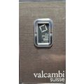 2.5 Gram Platinum Valcambi Suisse Bar 999.5 Fin...