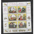 E. GERMANY DDR 1984 FAIRY TALES SHEETLET USED S...