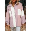 Pink Houndstooth Color Contrast Textured Patchw...