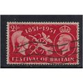 GB 1951 KGV1 2 1/2d Scarlet Festival Britain SG...