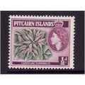 PITCAIRN ISLANDS 1957 1/2d CORDYLINE GREEN AND ...