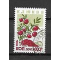 USSR 1964 Berries - 1K Vaccinium Oxycoccos VF USED
