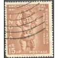 India 1961 - SG 446 - 15p brown - Pitalkhora Ya...