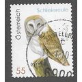 AUT 2009 55c (S/A) 'BIRDS - BARN OWL ' FINE USE...