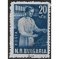 Mi 773: 20 L. deep blue Definitive Stamp: Natio...