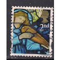 GB 2009 QE2 2nd Christmas Angel used SG 2991. (...