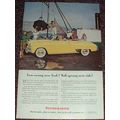 1948 Studebaker Yellow Convertible Ad, NICE!!
