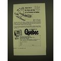 1960 Quebec Canada Ad - Have Fun in the Snow an...