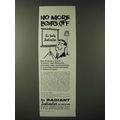 1960 Radiant Lenticular Screens Ad - No more li...