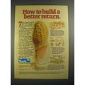 1987 Union Carbide Temik Ad - Build a Better Return