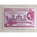 British Honduras 1953 3c Violet Purple Mounted ...