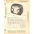 MOTOROLA model 58L11 4 tube AM radio receiver S...