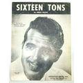 Sixteen Tons by Merle Travis 1947 Sheet Music T...