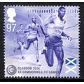 GB 2014 QE2 97p Commonwealth Games Glasgow Mara...