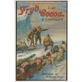 Fry's Cocoa Captain Scott Hot Chocolate Poster Advertising Postcard