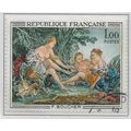 FRANCE 1970 USED ART FRANCOIS BOUCHER WOMAN DEC...