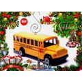 HTF GREAT GIFT CHRISTMAS ORNAMENT YELLOW SCHOOL...