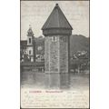 Wasserthurm, Luzern, 1906 - Illustrato Luzern AK