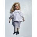 Vintage Porcelain Cloth Doll