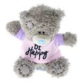 Me to You 4" Plush Bear Wearing Be Happy T Shirt