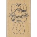 Home & Heart. Wood Mounted Rubber Stamp. App 4....