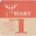 BEER MAT - HART FAMILY BREWERS - No 1 PURE BEER...