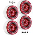 RC 1.9 Beadlock Wheels for 1/10 RC Crawler TRX4...