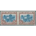 South Africa 1944 2s.6d. blue & brown SG49b unu...