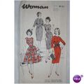 Vintage 1960 Circular Dress Sewing Pattern Size 14