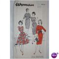 Vintage 1960 Circular Dress Sewing Pattern Size 14