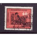 GERMANY 1959 BIRDS 40pf RED PEREGRINE FALCON SG...
