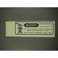 1910 Buff & Buff Company Instruments Ad - Transits