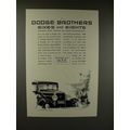 1930 Dodge Brothers Six Car Ad - Sixes and Eights