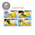 MALDIVES 2014 SHEET MNH FOOTBALL WORLD CUP BRAZ...