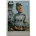 Vintage: Emu 6884 Scottie dog sweater, DK, 56-7...