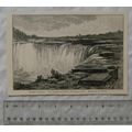 Vintage engraving - The Falls of Niaara by HRH ...