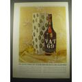 1959 Vat 69 Scotch Ad - One Scotch stands out -...